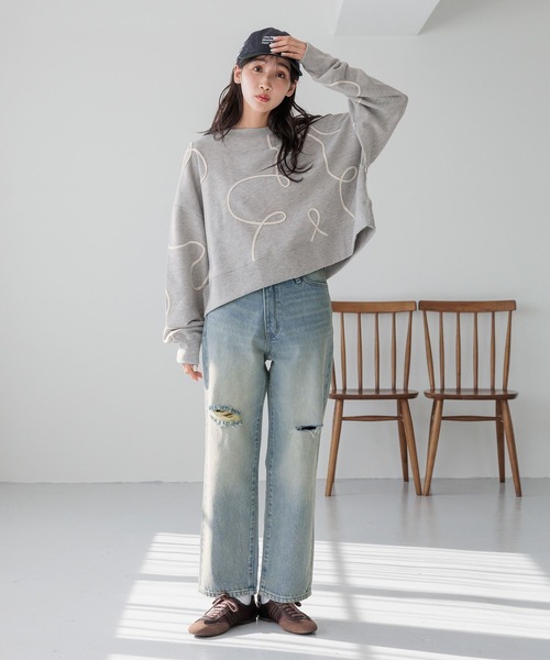 「LOWRYS FARM」 ローカットスニーカー MEDIUM ブラック系その他 レディース_画像3