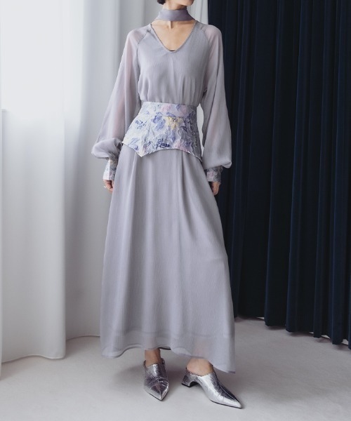sahara（サハラ） ドレス Jacquard Belt 2way Dress/ジャガードベルト