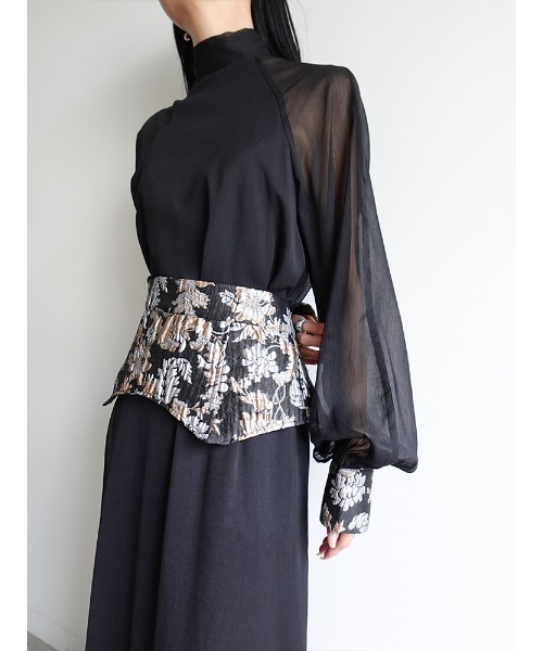 sahara（サハラ） ドレス Jacquard Belt 2way Dress/ジャガードベルト