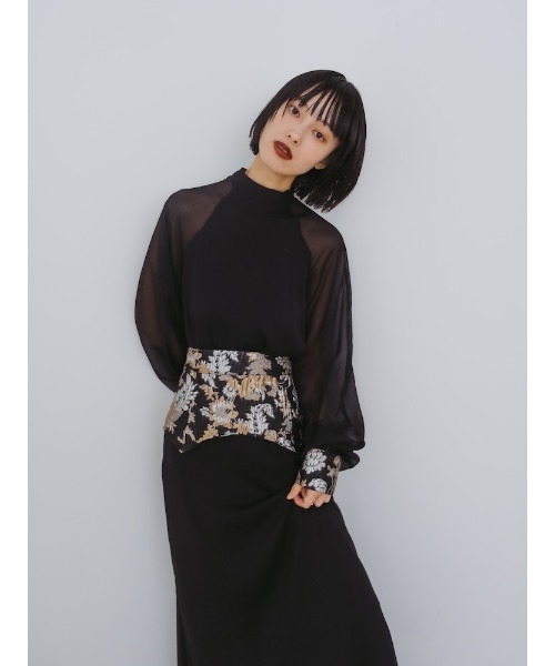 sahara（サハラ） ドレス Jacquard Belt 2way Dress/ジャガードベルト