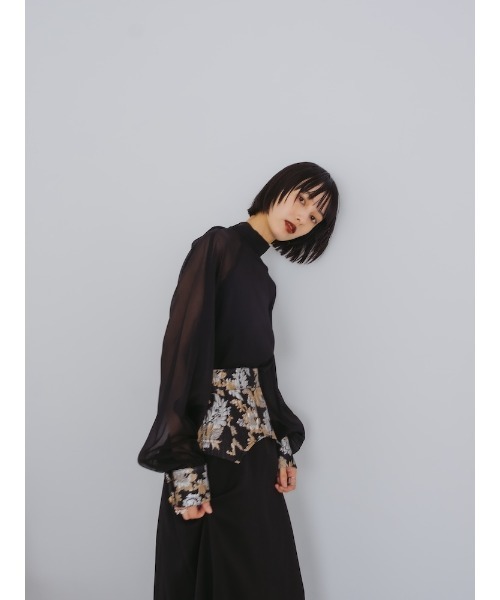 sahara（サハラ） ドレス Jacquard Belt 2way Dress/ジャガードベルト