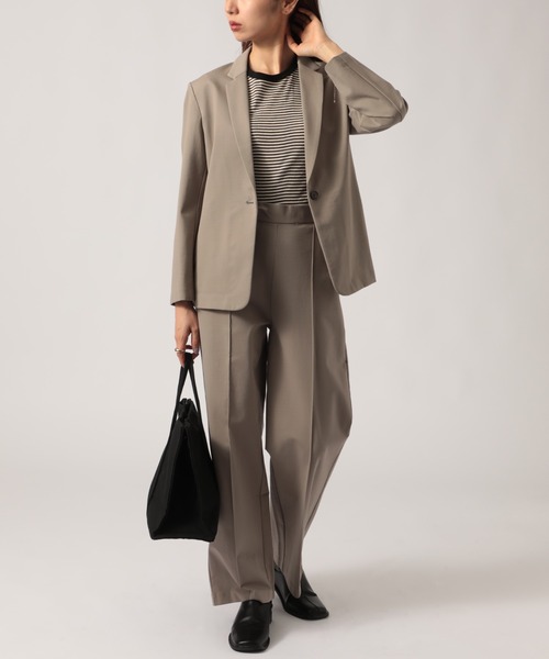 「SETUP7」 「maison breeze」ジャケット L ベージュ レディース_画像9