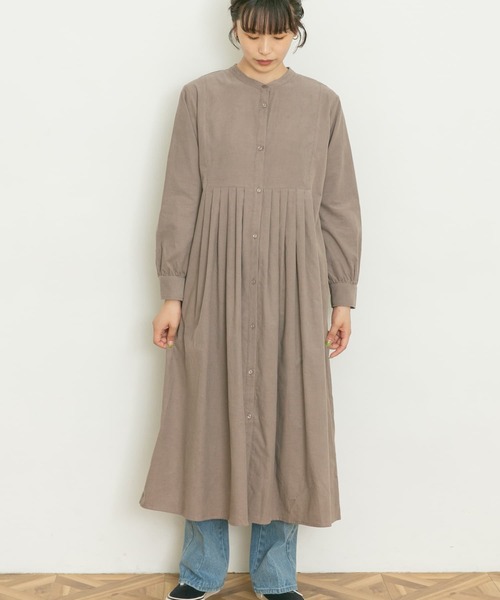 「UR Lab.」 長袖ワンピース FREE パープル レディース_画像4