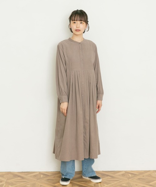 「UR Lab.」 長袖ワンピース FREE パープル レディース_画像6