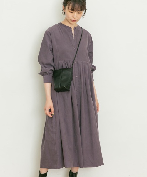 「UR Lab.」 長袖ワンピース FREE パープル レディース_画像7