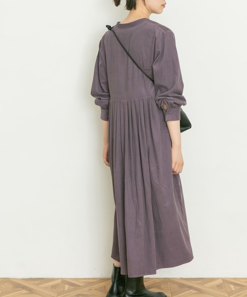 「UR Lab.」 長袖ワンピース FREE パープル レディース_画像8