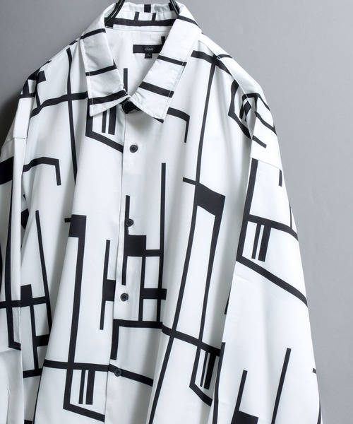 90's【プラダ】ALL OVER PATTERN レギュラーカラーシャツ ANPAS（アンパス） シャツ メンズ レディース : ZOZOTOWN Yahoo!店