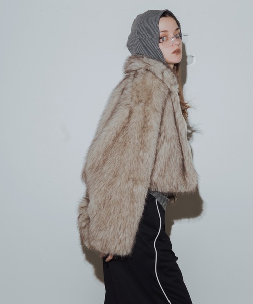 「Mili affinity」 ブルゾン FREE ブラウン レディース_画像3