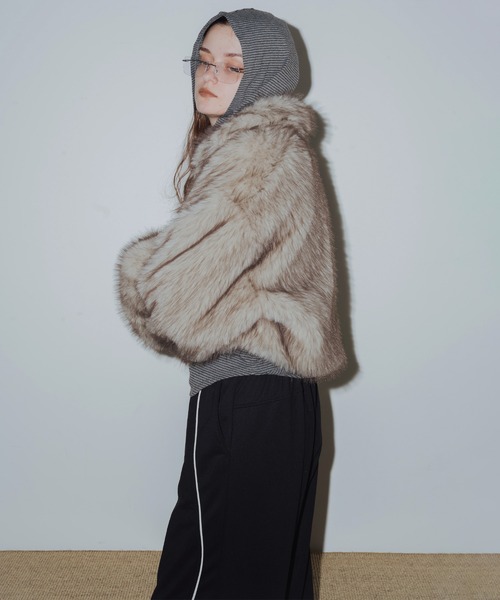 「Mili affinity」 ブルゾン FREE ブラウン レディース_画像5