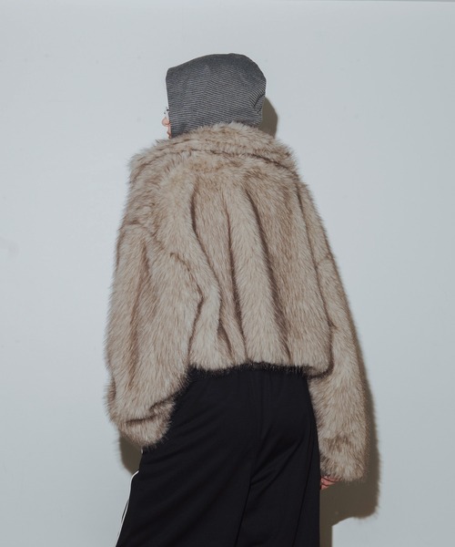 「Mili affinity」 ブルゾン FREE ブラウン レディース_画像8