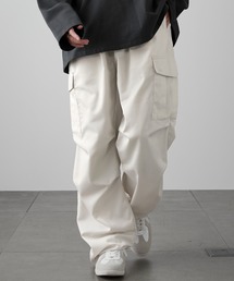 「MONO-MART」 カーゴパンツ L アイボリー メンズの画像3