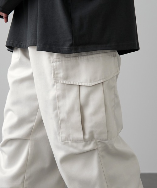 「MONO-MART」 カーゴパンツ L アイボリー メンズの画像7