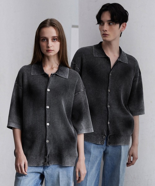 CLEL（クレイル） シャツ 半袖 「CLEL」Basic/Spray Rib Knit Short
