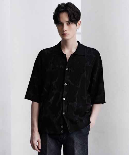 CLEL（クレイル） シャツ 半袖 「CLEL」Basic/Spray Rib Knit Short