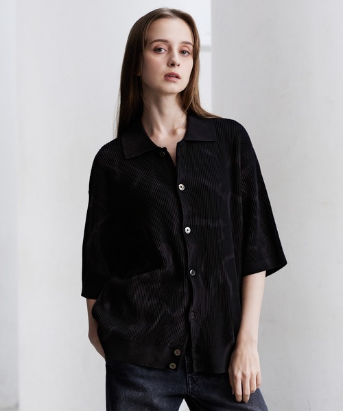 CLEL（クレイル） シャツ 半袖 「CLEL」Basic/Spray Rib Knit Short