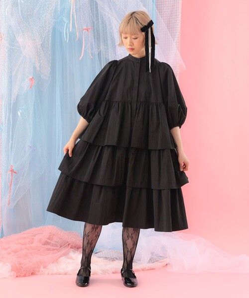 CAROLINA GLASER（カロリナ グレイサー） ワンピース パフスリーブ