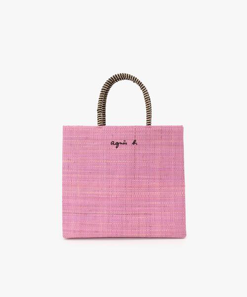 「agnes b.」 ハンドバッグ FREE ピンク レディースの画像