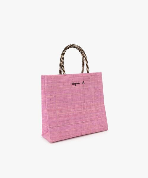「agnes b.」 ハンドバッグ FREE ピンク レディースの画像