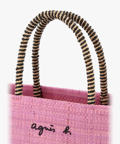 「agnes b.」 ハンドバッグ FREE ピンク レディースの画像