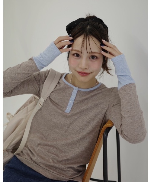 JUMELLE（ジュメロ） ヘンリーネック tシャツ ヘンリーネックバイ 