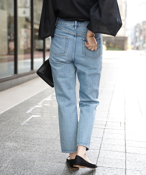 「Deuxieme Classe」 デニムパンツ 36 ブルー レディースの画像