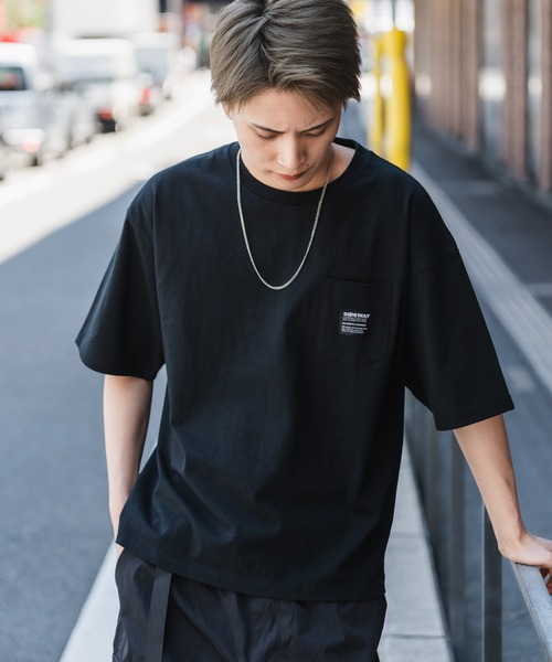 En serio TOKYO tシャツ 「SIDEWAYSTANCE」ピスネーム半袖ポケットT