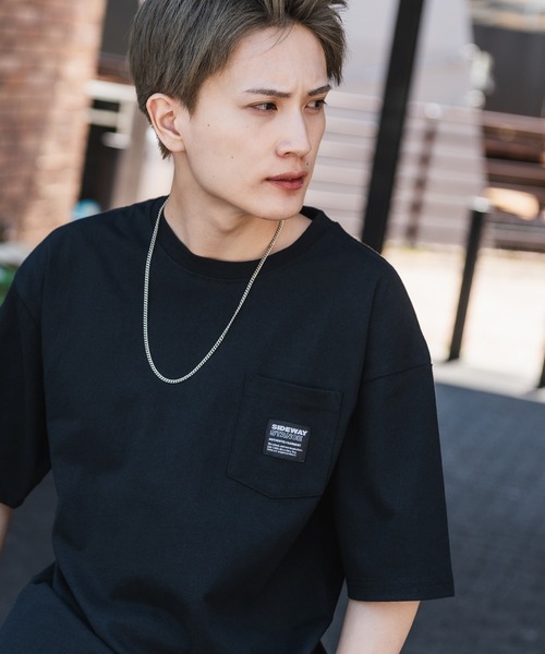 En serio TOKYO tシャツ 「SIDEWAYSTANCE」ピスネーム半袖ポケットT