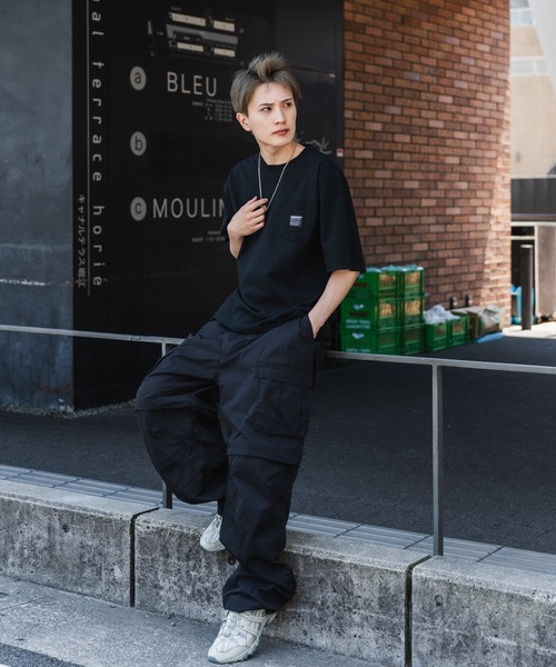En serio TOKYO tシャツ 「SIDEWAYSTANCE」ピスネーム半袖ポケットT