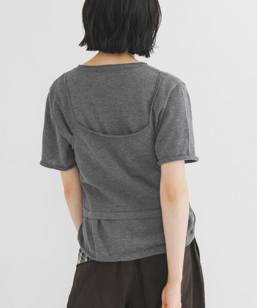 カーディガン ビスチェSETカーディガン レディースの画像