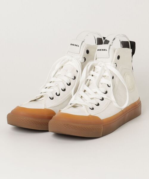 DIESEL（ディーゼル） ハイカットスニーカー 25.5cm ホワイト メンズ