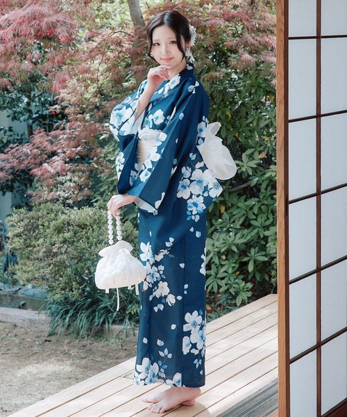 OLIVE des OLIVE（オリーブデオリーブ） 浴衣 「1人で簡単に着られる