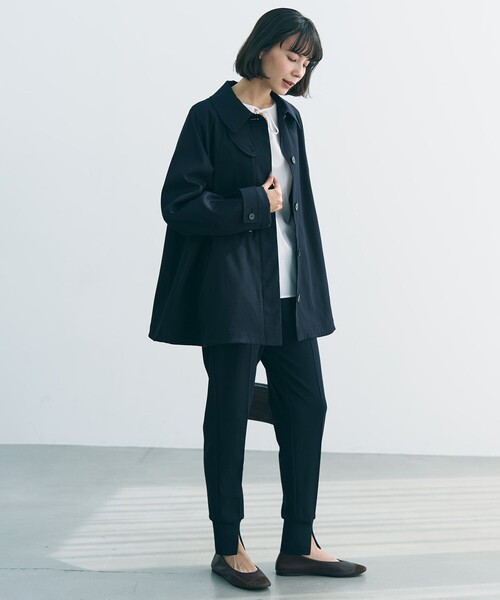 「UNFILO」 トレンチコート SMALL ベージュ レディース_画像4