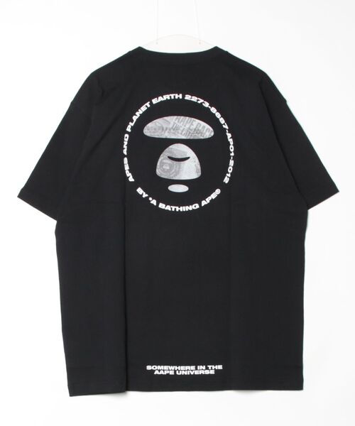 「AAPE BY A BATHING APE」 半袖Tシャツ X-LARGE ブラック メンズ_画像3