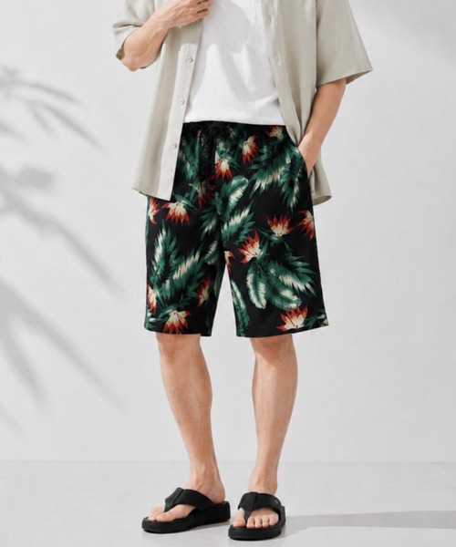 NAVY ハーフパンツ パンツ 短パン 「SARARI /サラリ」通気性 ハニカム