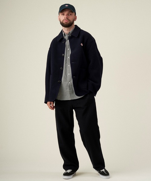 ダントン　メンズ　42 Danton（ダントン） 長袖シャツ 42 ネイビー メンズ : ZOZOTOWN Yahoo