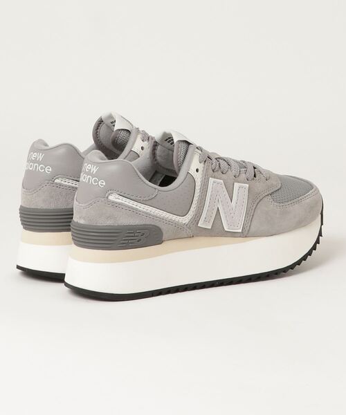 「New Balance」 ローカットスニーカー 25cm グレー レディース_画像2