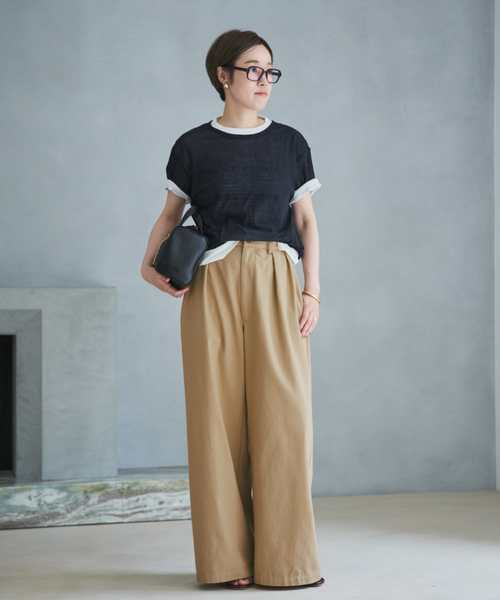 plage（プラージュ） ワイドパンツ チノパン vintage like チノパンツ