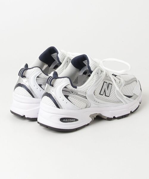 「New Balance」 ローカットスニーカー 22.5cm ホワイト レディース_画像2