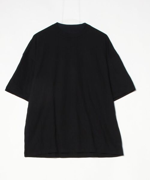 「N.HOOLYWOOD TEST PRODUCT EXCHANGE SERVICE」 半袖Tシャツ 36 ブラック×ホワイト メンズ_画像4