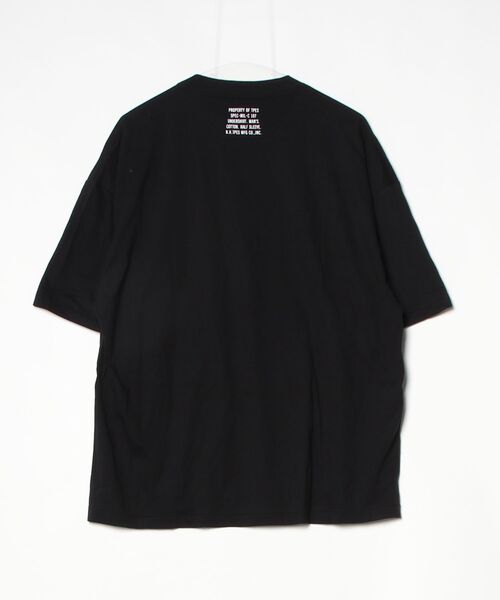 「N.HOOLYWOOD TEST PRODUCT EXCHANGE SERVICE」 半袖Tシャツ 36 ブラック×ホワイト メンズ_画像5