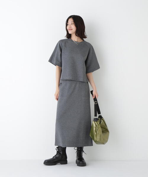 「human woman」 半袖Tシャツ MEDIUM グレー系その他 レディース_画像4