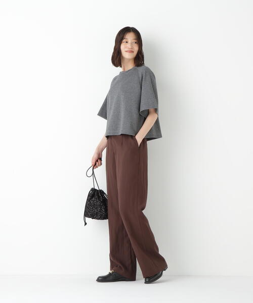 「human woman」 半袖Tシャツ MEDIUM グレー系その他 レディース_画像5