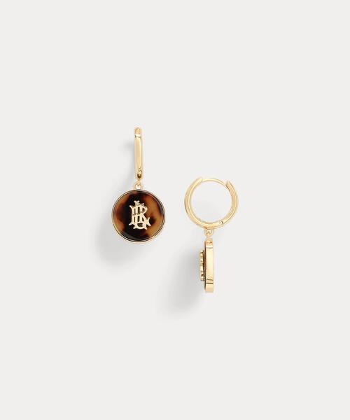 RALPH LAUREN チャーム付きドロップピアス ゴールド LAUREN RALPH LAUREN（ローレン ラルフローレン） ピアス ゴールド