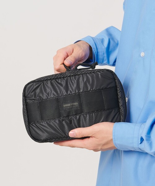 【新品】BRIEFING SOLID LIGHT ROLL POUCH 黒 BRIEFING（ブリーフィング） ポーチ 「別注」「BRIEFING」SOLID LIGHT