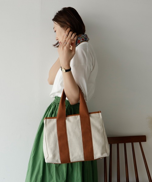 VitaFelice 11収納ワンハンドルショルダートートバッグ（CHOCO