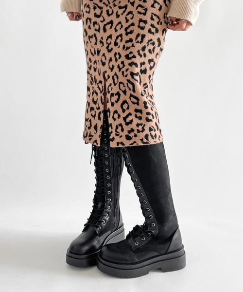 Shoes in Closet（シュークロ） ブーツ 「スウェード素材追加」厚底