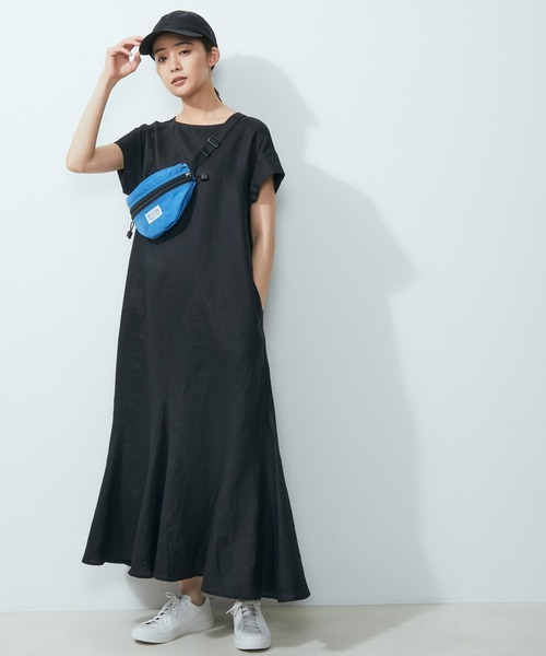 ワンピース 洗える リネンフレンチスリーブマーメイドワンピース Zozotown Paypayモール店 通販 Paypayモール