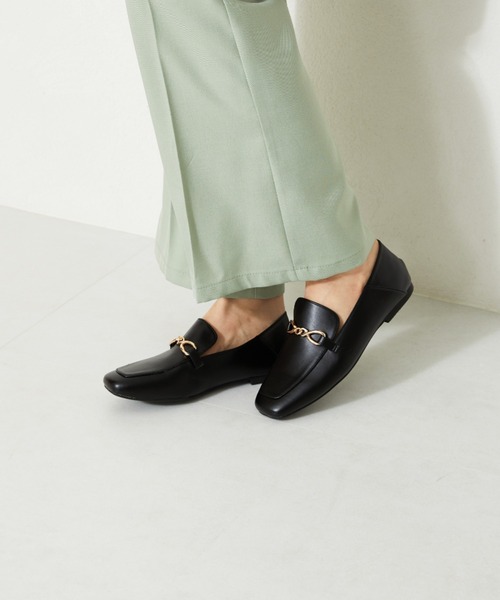 WA ORiental TRaffic ローファー チェーンモチーフバブーシュ