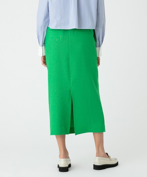 allureville オックスナロースカート　カーキ　02（M） allureville スカート オックスローウエストスカート : ZOZOTOWN