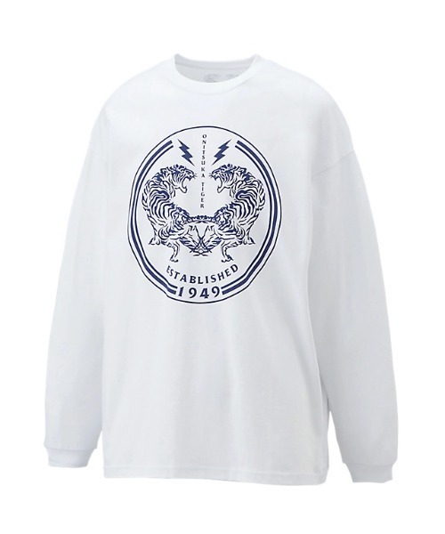 新品タグ付 Onitsuka Tiger ロング Tシャツ グラフィックロゴ Onitsuka Tiger tシャツ Tシャツ LONG SLEEVE GRAPHIC TEE